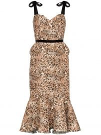 Johanna Ortiz Love Between Species leopard print dress Love Between Species leopard print dress at Farfetch